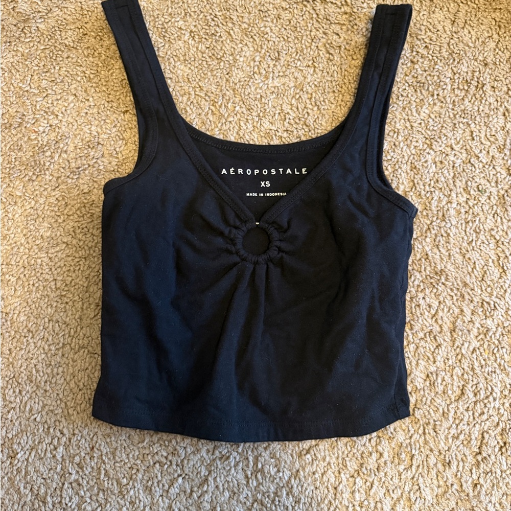 Aeropostale Black Crop Top